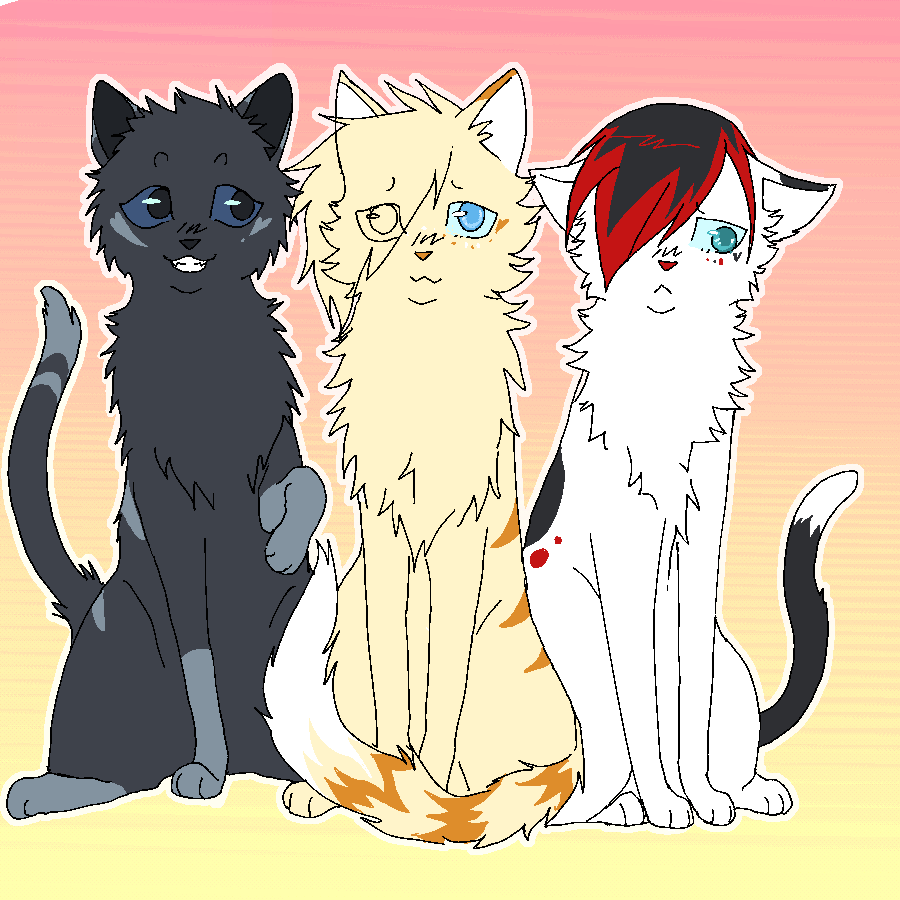 Honeyfur, Poppyfrost and Cinderheart