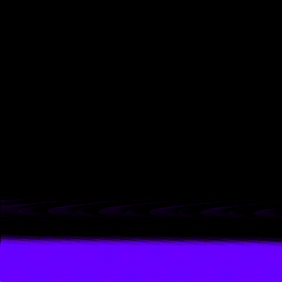 image of a black-to-purple gradient very distorted as a result of x4